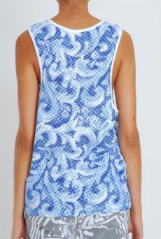 SS11 EMPERORS NEW CLOTHES UNISEX VEST - BLUE - Other Image